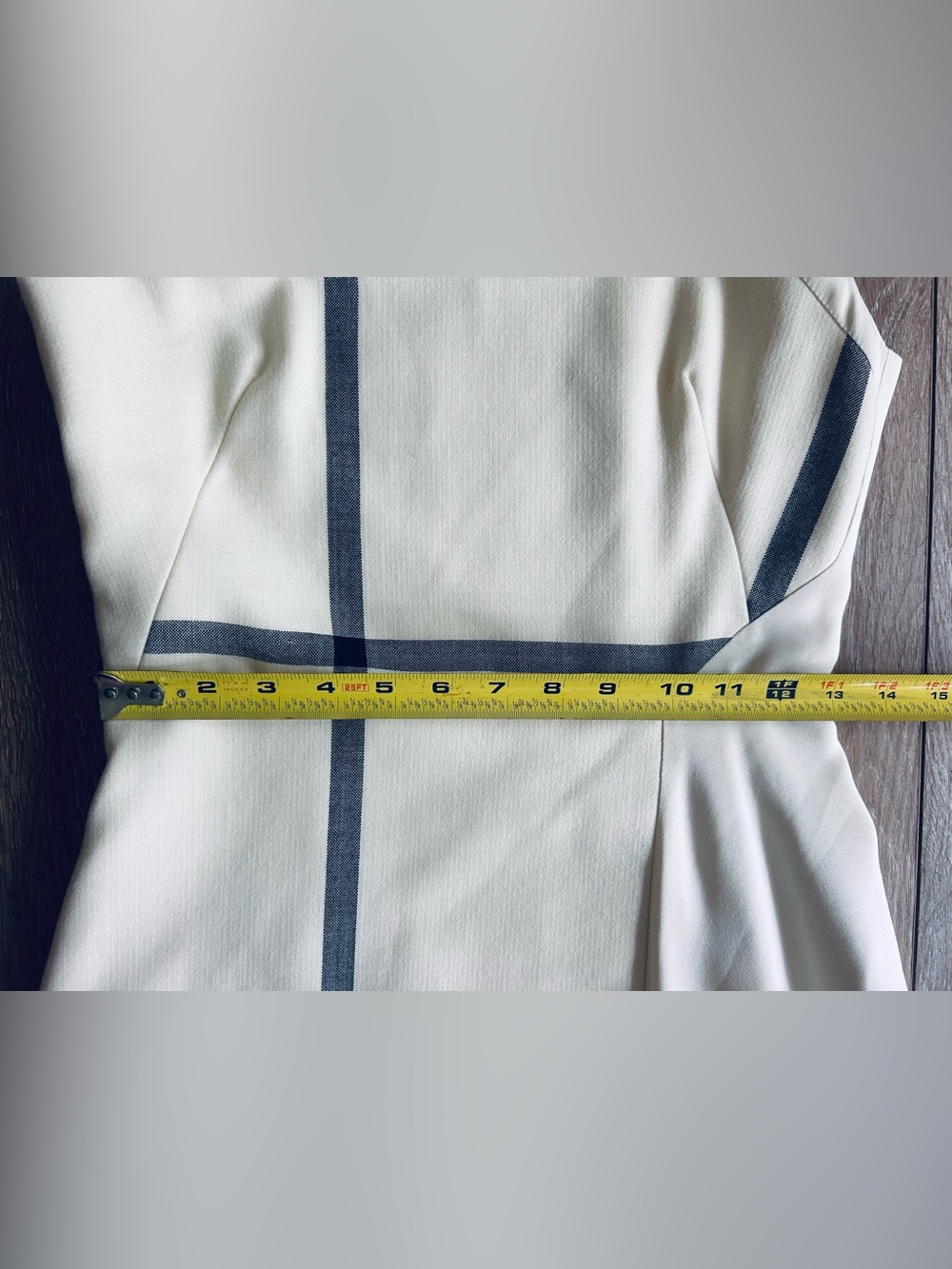 3.1 Phillip Lim ‘Shadow’ Wool & Silk Cocktail Dress, Ivory with Black Windowpane - Picture 15 of 15